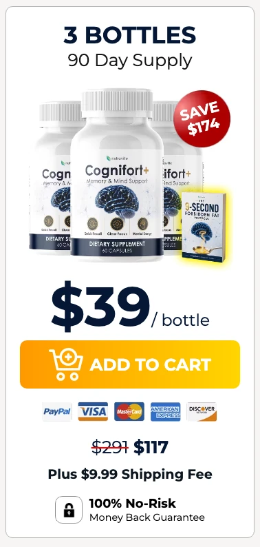 CogniFort+ 3 bottles